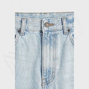 Pantalones Vaqueros de Mezclilla para Hombre 2025, Pantalones Ajustados, Vaqueros Ajustados para Hombre, Venta al por Mayor de Fábrica, Transpirables, Rectos, Servicio OEM - Product Image 4