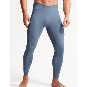Leggings Deportivos para Hombre con Panel de Malla Transpirable, Compresión, Absorción de Humedad, Algodón y Bambú, Elegantes, Funcionales, de Alta Intensidad - Product Image 2
