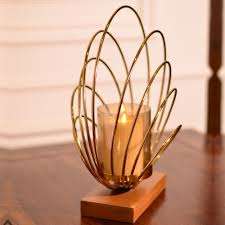 New Gold Candle Holder Hot Selling Handcrafted Candle Stand Holder for <b>Sale</b> Low Price Metal Decorative Handmade Candle Stand - Product Image 5