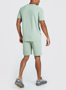 Conjuntos de Camiseta y Pantalones Cortos para Hombre, Estilo Urbano, 100% Algodón, con Logotipo Personalizado - Product Image 6