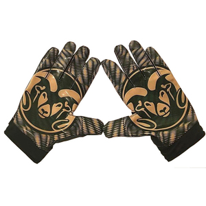 Gants de football américain personnalisés de qualité supérieure avec impression par sublimation Gants de football américain Sticky Palm Fabricant - Product Image 1