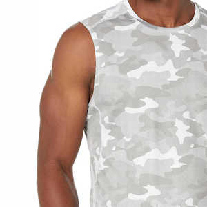 เสื้อกล้ามออกกำลังกายผู้ชายเสื้อออกกำลังกายสไตล์ไม่เหมือนใคร - Product Image 4