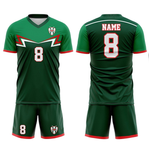 Maillots de football personnalisés en polyester léger, respirant, extensible dans quatre directions, à séchage rapide, pour hommes et femmes, ensembles d'uniformes de sport - Product Image 3
