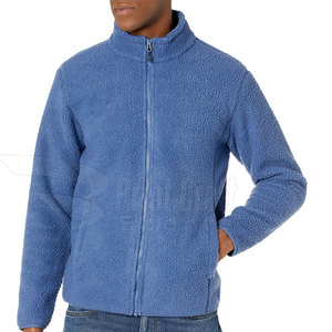 Best Selling Cheap Price <b>Sherpa</b> <b>Fleece</b> Jacket Custom Design <b>Men</b> <b>Sherpa</b> <b>Fleece</b> Winter Jacket For Adult - Product Image 2