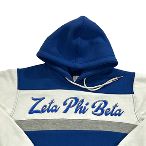 Sudadera con Capucha Zeta Phi Beta Sorority, Bordado 3D en la Parte Delantera, Personalizada, Antiarrugas, Ecológica, Forrada, Transpirable, Estilo Urbano - Product Image 2