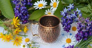 Tasse en cuivre design martelé unique Moscow Mule avec poignée en laiton pour café ou bière au gingembre Tasse cadeau artisanale - Product Image 6