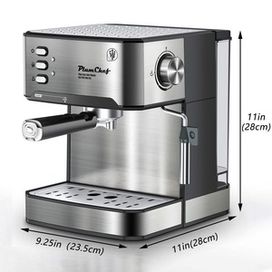 เครื่องชงกาแฟเอสเพรสโซแบบพกพา สแตนเลสอิตาลี ใช้ไฟฟ้า แรงดัน 20 บาร์ หน้าจอสัมผัสสีสันสดใส ถังน้ำ 2.0 ลิตร - Product Image 4
