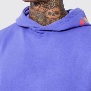 Venta al por mayor 2025 Diseño de alta calidad Multi Color Impreso Básicos personalizados, Sudadera con capucha de mezcla de algodón Hombres Sudaderas con capucha de tela de gran tamaño - Product Image 6