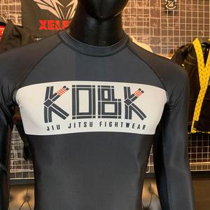 OEM Wholesale Custom Logo <b>MMA</b> <b>Rash</b> <b>Guard</b> for Men Compression Baselayer Wear with BJJ Sublimated Designs - Product Image 4