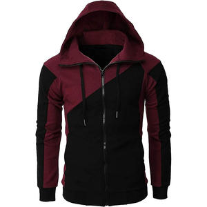 Hommes décontracté confortable léger Zip Hoodies Nouveau Style de mode solide à capuche hiver vente en gros Logo personnalisé hommes surdimensionnés - Product Image 4