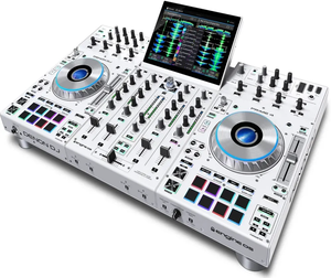 Listo para Enviar: Mezclador de DJ Denon DJ Prime-4 Blanco con Estuche de Transporte, Origen Japón, Metálico, 110-240V 110-240Hz - Product Image 1