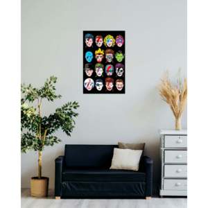 Butcher Billy <b>Poster</b> the Floating Heads of David Wall Decor Paper Art - Product Image 2