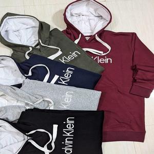 Plain Heavyweight Pullover Negro Oversized 100% Algodón Sudaderas con capucha Hombres Streetwear Sudaderas con capucha Sudaderas Ropa Stock - Product Image 4