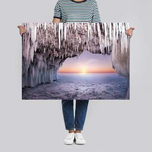 Póster de cueva de hielo de estilo moderno para decoración de pared - Product Image 2