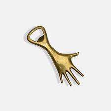 Abrebotellas Planos Modernos al por Mayor, Acabado Dorado de Aluminio con Diseño de Mano para Uso en el Hogar, Hoteles y Restaurantes, Hechos de Metal - Product Image 2