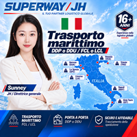 Transit maritime pas cher DDP DDU FCL LCL vers l'Italie - Service de logistique avec stockage gratuit en entrepôt - Agent maritime