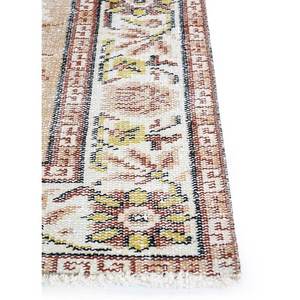 พรมขนสัตว์ลายดอกไม้สไตล์วินเทจ สีเบจและสีน้ำตาล ถักด้วยมือ สำหรับบ้าน ห้องนั่งเล่น ทางเดิน ห้องโถง หรือห้องนอน-Pae-2788 - Product Image 4