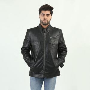 Chaqueta de Cuero Genuino de Piel de Oveja para Hombre, Estilo Café Racer, Chaquetas de Cuero Vintage, Todas las Tallas, Chaqueta Personalizada para Hombre - Product Image 3
