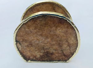 Alta calidad multicolor promocional varios patrones ágata servilletero hogar y cocina posavasos bebida posavasos de piedra - Product Image 2