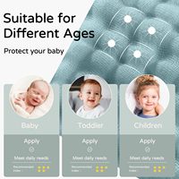 Super Soft Muslin Cotton Absorbent Home Use Child Toddler Baby Hooded Blanket Bathroom Towel