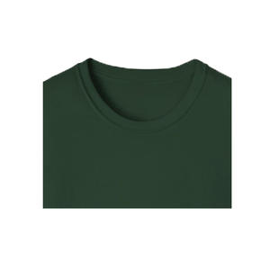 Camiseta de Manga Corta con Cuello Redondo para Mujer, Talla Grande, 100% Algodón Orgánico, Transpirable, Ecológica, Informal, con Logotipo Bordado en la Parte Delantera - Product Image 4