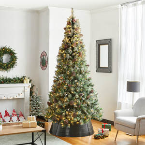 Diseño Premium Collar de árbol de Navidad negro Soporte de base de árbol de Navidad de hierro de alta calidad para artículos de decoración de Navidad - Product Image 3