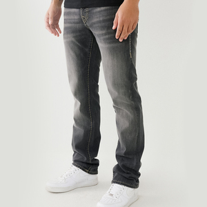 2025 gros personnalisé hommes crayon pantalon haute rue solide décontracté Denim Stretch jean grande taille - Product Image 1