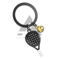 Llaveros de silicona para tenis de pádel, logotipo personalizado y diseño, llaveros multicolores, llaveros de goma con logotipo de Pádel 2d/3D, venta al por mayor