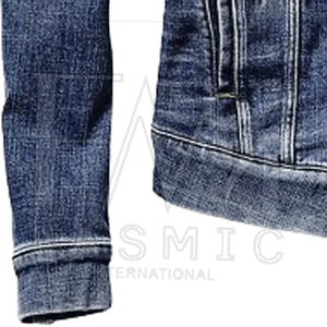 Vestes en denim en toile de taille personnalisable de haute qualité pour hommes avec caractéristiques de séchage rapide et de respiration - Product Image 5