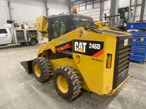 Haute qualité utilisé CAT246D Skid Steer Loader Kubota moteur prix usine les composants clés comprennent pompe moteur engins de terrassement - Product Image 3