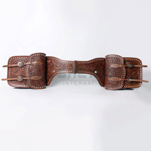 Venta al por mayor de bolsos de cuero para SILLÍN de caballo con logotipo de diseño personalizado construido para el estilo de fuerza y función ideal para montar y senderismo - Product Image 4