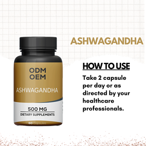 ODM OEM 60 Capsule HealthCare Ashwagandha biologique 60 Capsules fournissent de l'énergie Ksm 66 Ashwagandha Capsule - Product Image 4