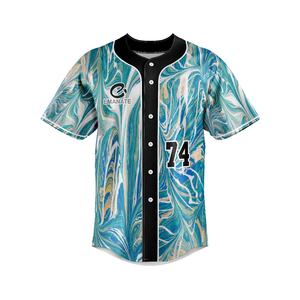 Venta al por mayor de alta calidad Jerseys de béisbol de los hombres logotipo personalizado bordado sublimación Jersey de béisbol - Product Image 1