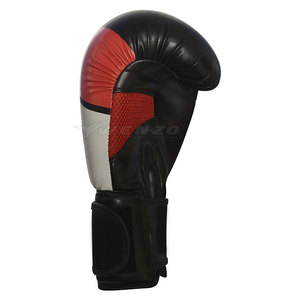 Gants de boxe en cuir durables avec logo personnalisé, options de couleur unie, évacuation de l'humidité, gants d'entraînement unisexes - Product Image 4