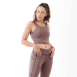 BROWN ENHANCE <b>Sports</b> <b>Bra</b> - Product Image 1