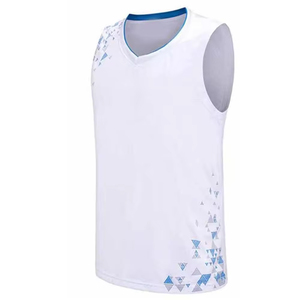 Maillot américain d'été respirant uniforme de sport T-shirt de basket-ball à manches courtes en maille avec impression numérique - Product Image 6