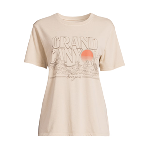 Camisetas estampadas de cuello redondo de alta calidad para mujer, diseño personalizado, 100% algodón, transpirable, de talla grande, de verano, ecológico, de secado rápido - Product Image 6