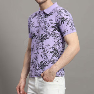 Top qualité broderie Logo doux soie coton été à manches courtes polos hommes grande taille Polo hommes - Product Image 5