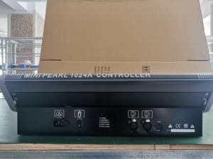1024CH DMX512 <span class=keywords><strong>Mini</strong></span> Pearl 1024A Controlador de luz de escenario Consola Teatro negro DJ Fiesta Boda Gran espectáculo Iluminación 6A Corriente de salida - Product Image 6