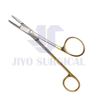 CE ISO Gillies Aguja Portaagujas Instrumento de sutura quirúrgica con tijeras Insertos de carburo de tungsteno 6 "a 7" Curvo o recto - Product Image 5