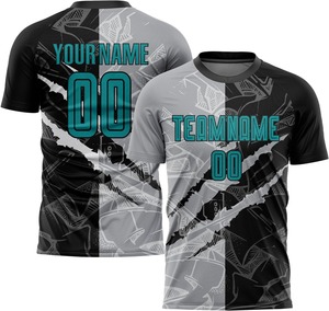 Commande en gros de maillots de football personnalisés 2025. Ensembles de maillots ODM OEM, impression par sublimation, 100% polyester, antibactérien. Conception rapide - Product Image 3