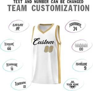 Meilleure qualité de maillots de basket-ball hommes Logo personnalisé équipe nom numéro réversible séchage rapide maille tissu Premium OEM en vrac en gros - Product Image 4
