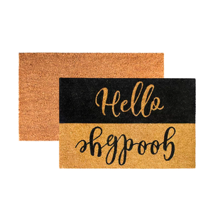 Alfombrillas de fibra de coco, alfombrillas de bienvenida con respaldo de PVC, fibra natural, superventas para entradas rústicas y modernas - Product Image 1