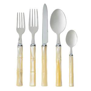 Elegant Stainless Steel <b>Flatware</b> Set with Resin Handle Perfect for Restaurant Dining and Wedding Celebrations Use - Product Image 2