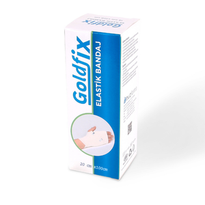 Bandage de compression élastique large de 20 cm x 1 m, enveloppement de soutien médical pour pansement de traumatisme et thérapie par compression - Product Image 2