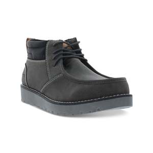 Stivali Chukka Vintage da Uomo in Ecopelle Impermeabili con Fodera in Vera Pelle Stile Casual Nero per l'Inverno Taglia 13M - Product Image 1