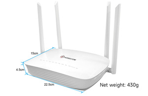 Oem xpon ONT Dual Band giọng nói VoIP nồi 4ge Gigabit <span class=keywords><strong>RJ45</strong></span> LAN cổng 2.4G 5g Dual Band Wifi 6 sợi quang Modem không dây <span class=keywords><strong>Router</strong></span> - Product Image 6