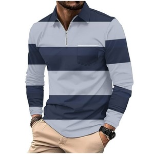 Polos de moda informales personalizados para hombre de verano de alta calidad al por mayor, camisetas de polo, camisetas de manga teñida con límites - Product Image 2