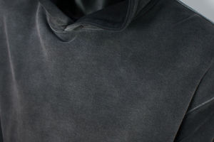 เสื้อฮู้ดทรงหลวมแขนยาวโอเวอร์ไซส์ใส่ได้ทั้งผู้ชายและผู้หญิงเสื้อมีฮู้ดโอเวอร์ไซส์แบบมีกระเป๋าใส่ในฤดูหนาวสไตล์สตรีทแวร์สีแอซิด - Product Image 4