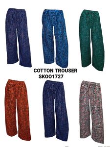 Dessins indiens traditionnels coton imprimé Boho D'été Usure Élégant Touser Pour Femmes Vêtement - Product Image 3